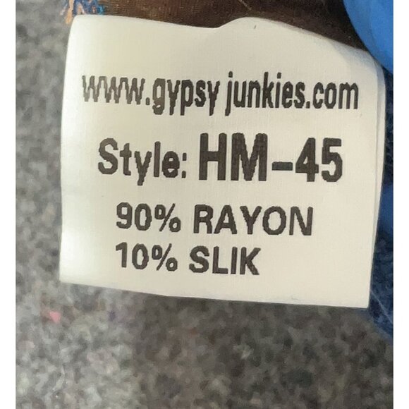 RARE Gypsy Junkies Velvet & Lace Whimsygoth Embroidered Boho Button Up Top S/M - Picture 9 of 10